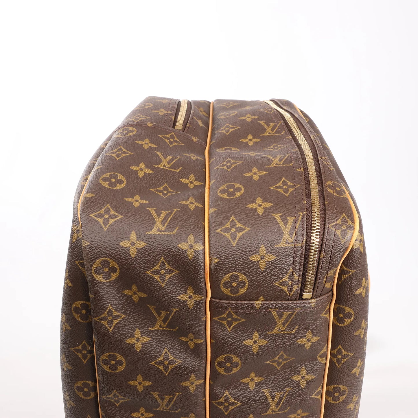 Louis Vuitton Alize Monogram Canvas 2 Poches Travel Bag in Brown M41399