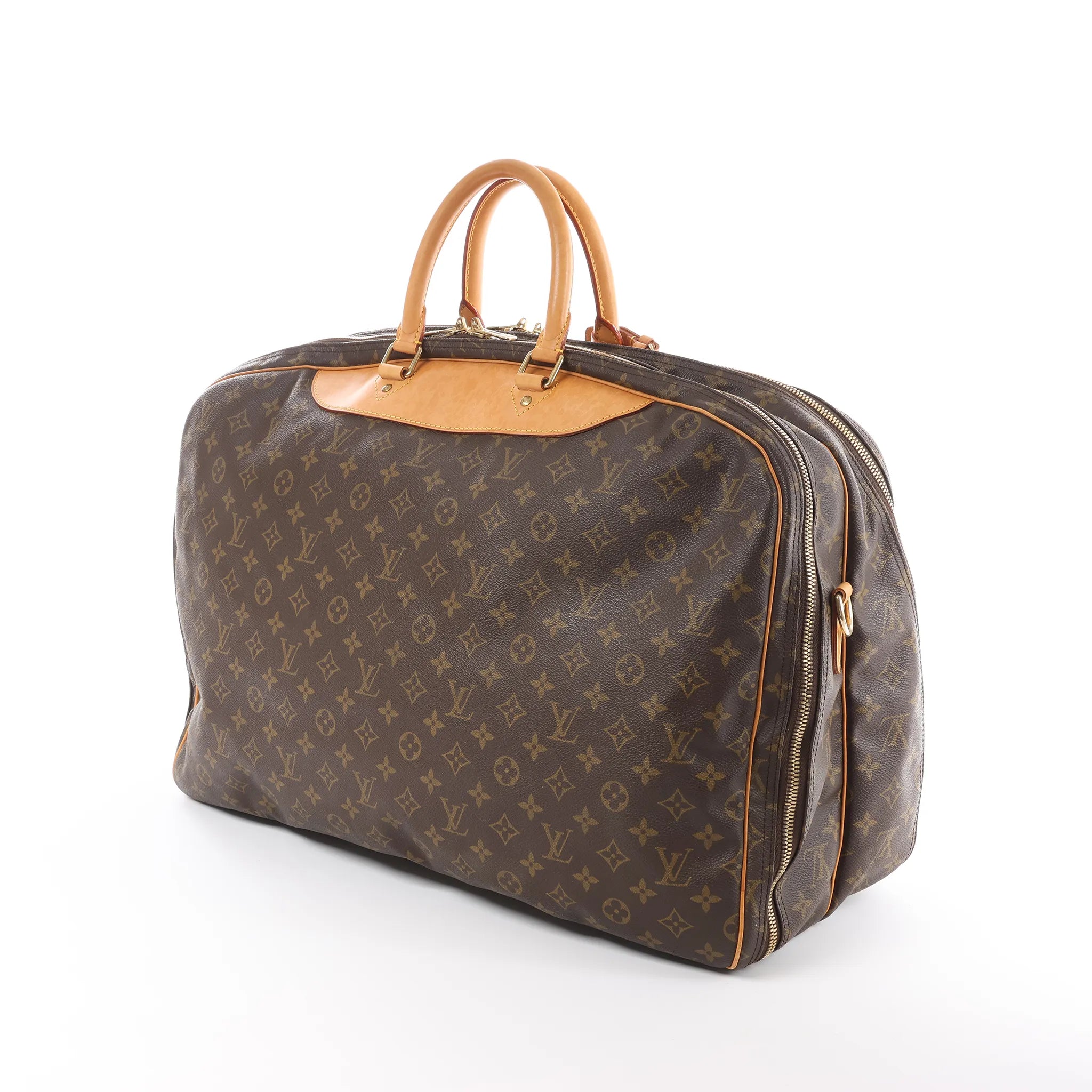 Louis Vuitton Alize Monogram Canvas 2 Poches Travel Bag in Brown M41391