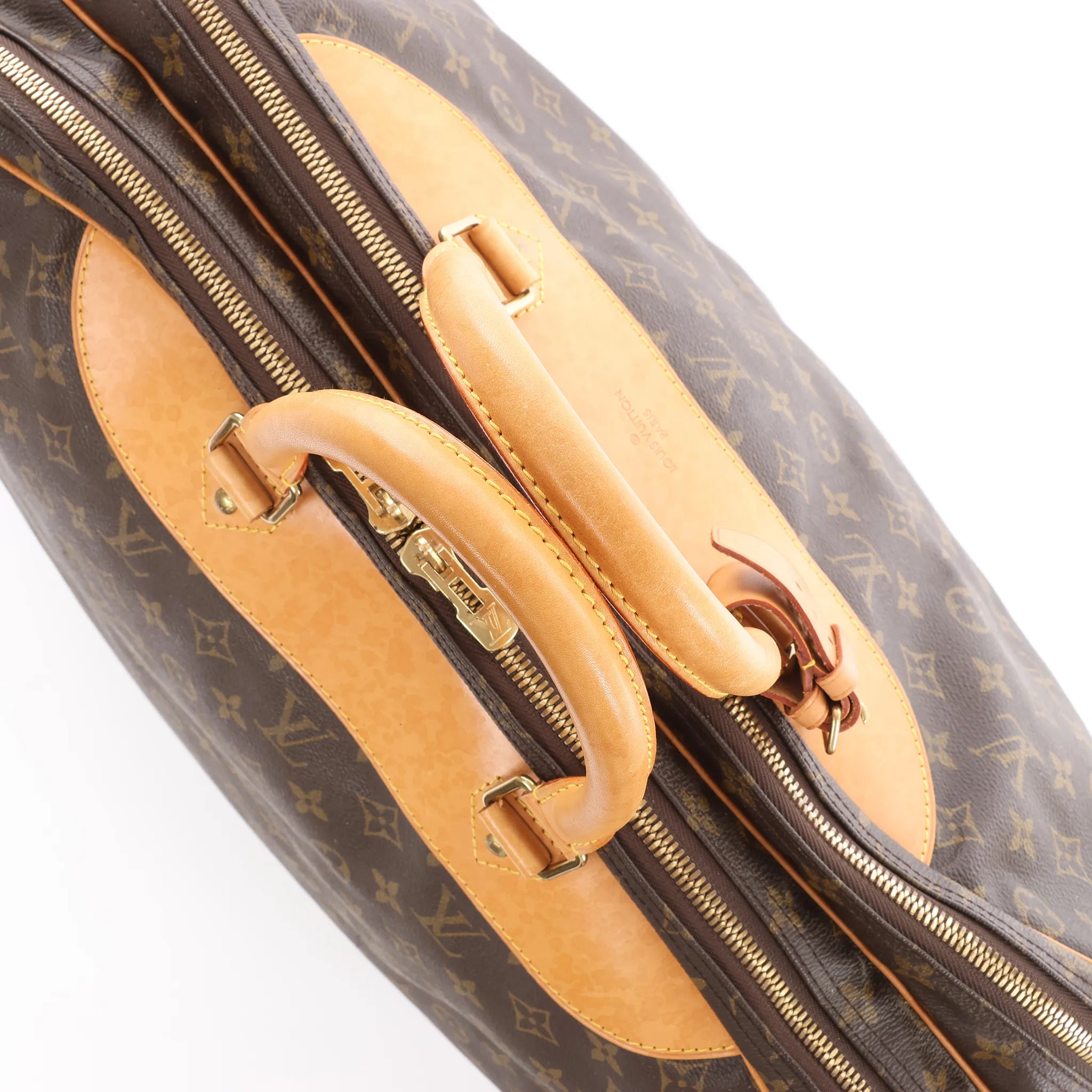 Louis Vuitton Alize Monogram Canvas 2 Poches Travel Bag in Brown M41391