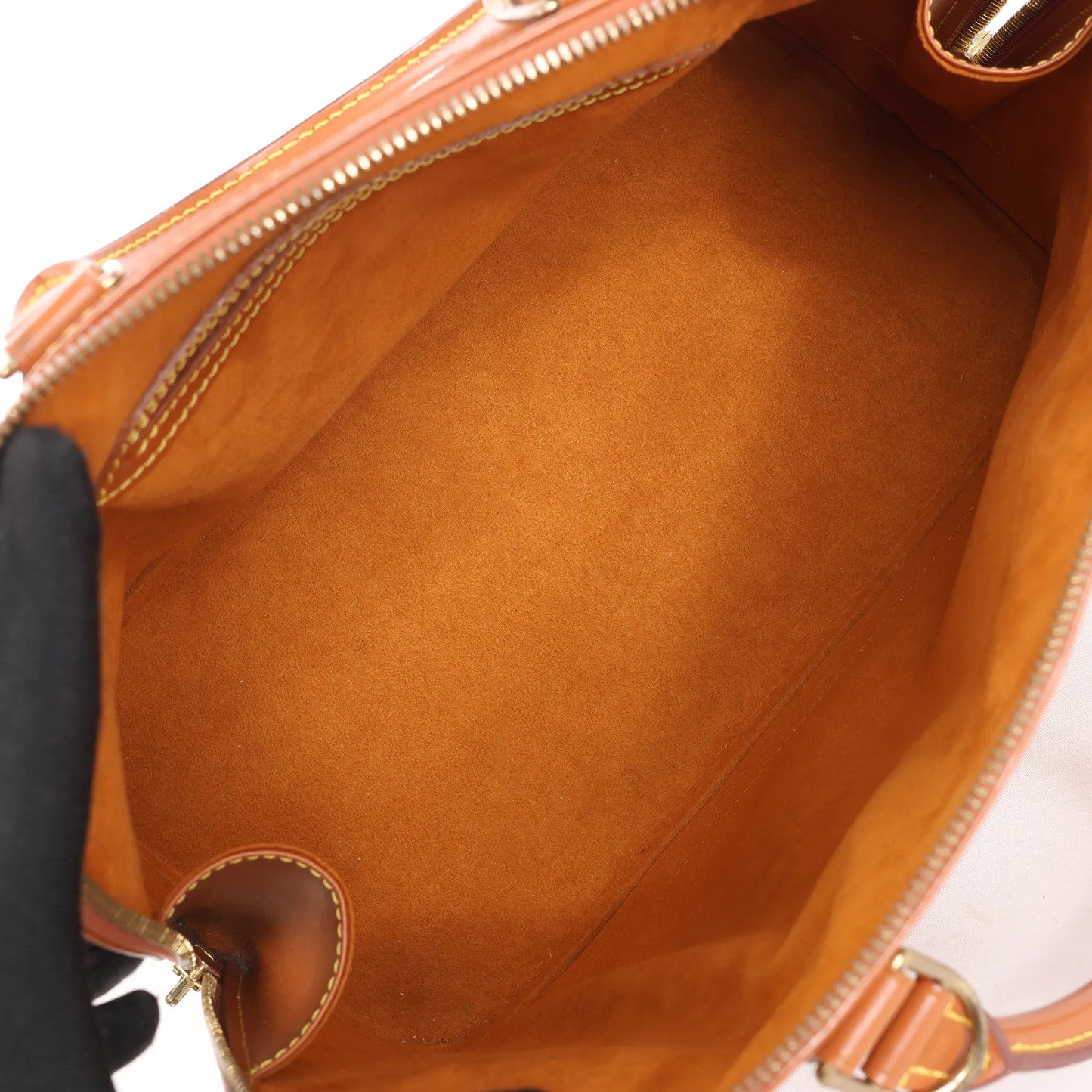 Louis Vuitton Alma PM Epi Leather Handbag in Brown