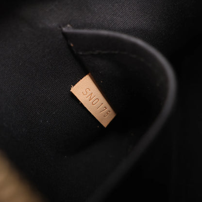 Louis Vuitton Alma BB Vernis Nicolas Squiere Handbag in Yellow x Black M50419