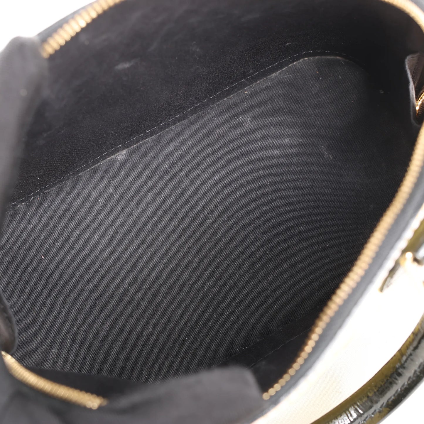 Louis Vuitton Alma BB Vernis Nicolas Squiere Handbag in Yellow x Black M50419