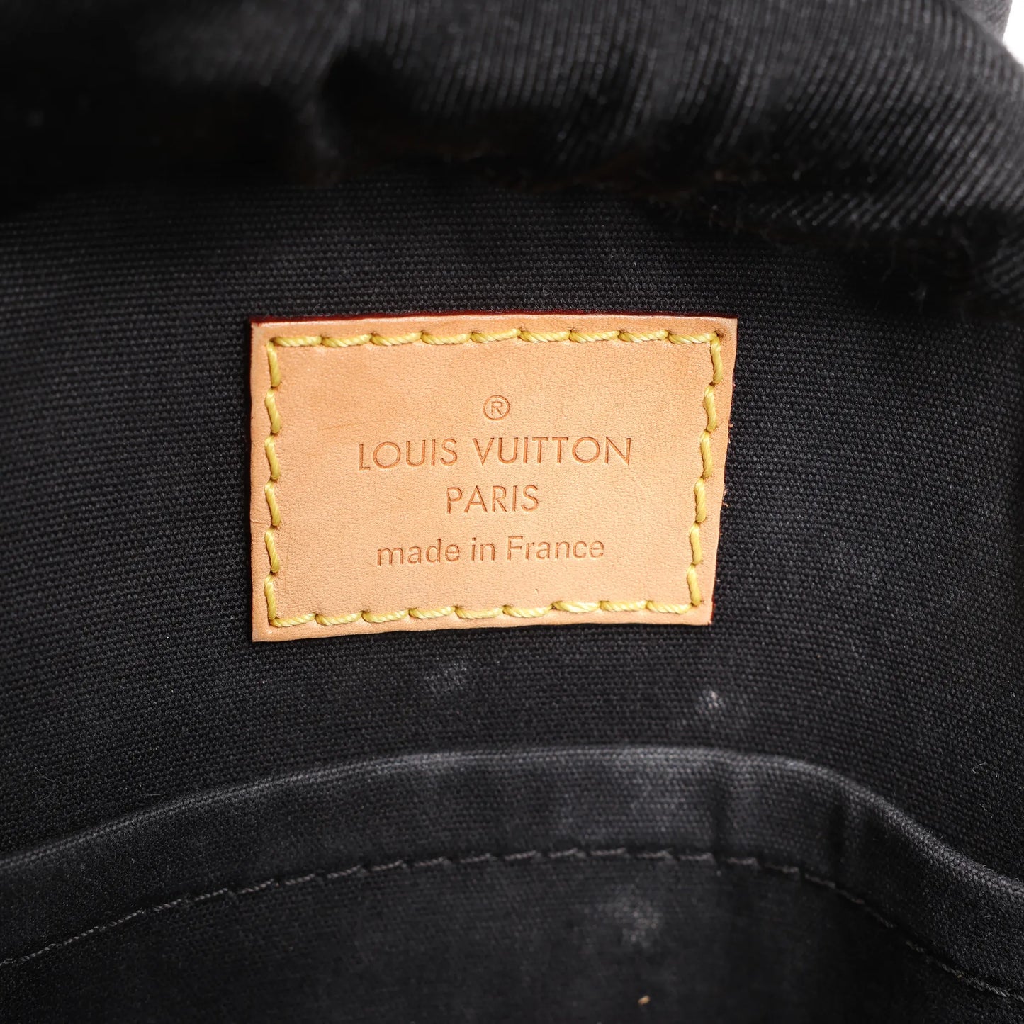 Louis Vuitton Alma BB Vernis Nicolas Squiere Handbag in Yellow x Black M50419