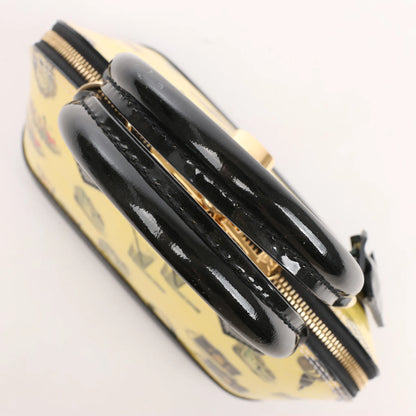 Louis Vuitton Alma BB Vernis Nicolas Squiere Handbag in Yellow x Black M50419