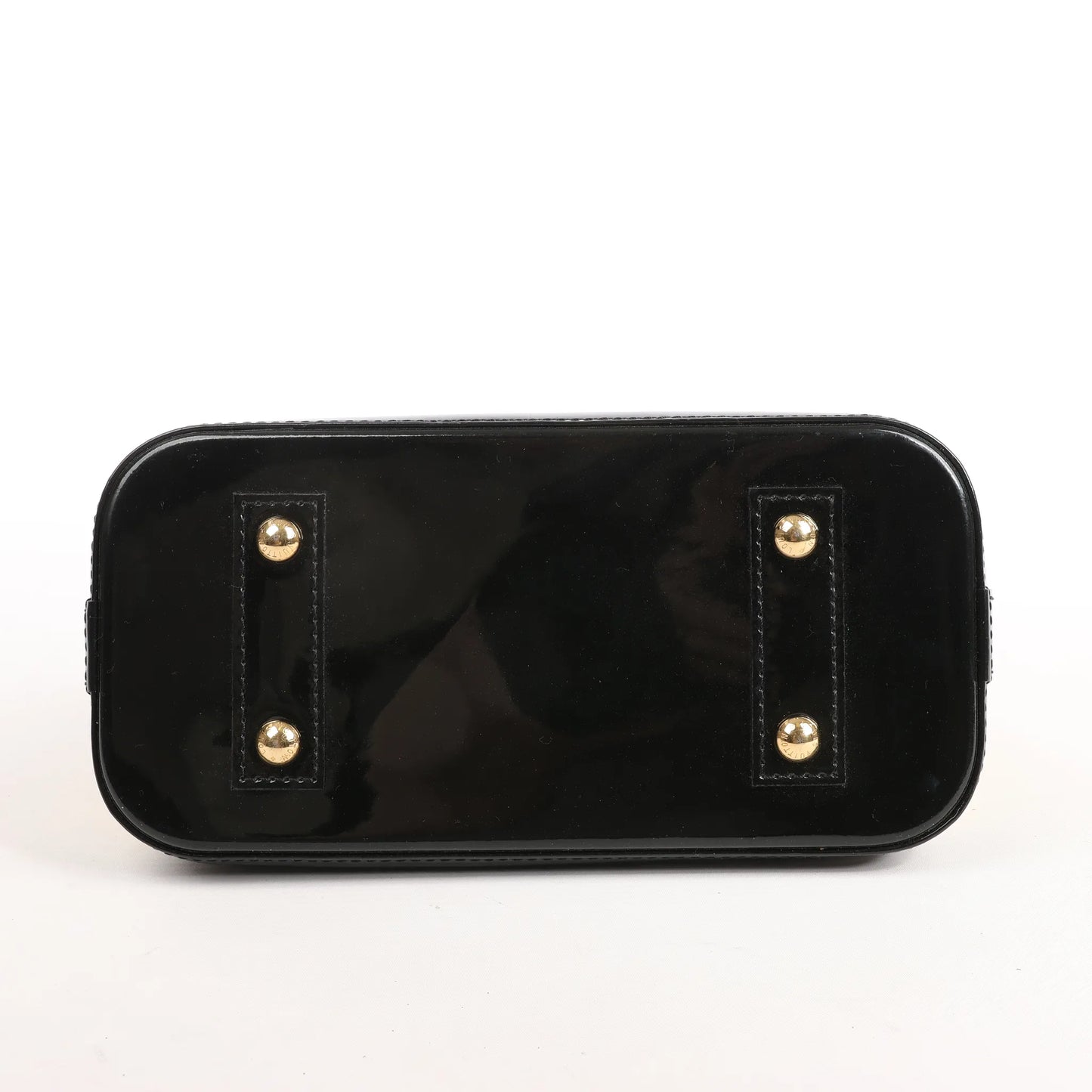 Louis Vuitton Alma BB Vernis Nicolas Squiere Handbag in Yellow x Black M50419