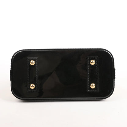 Louis Vuitton Alma BB Vernis Nicolas Squiere Handbag in Yellow x Black M50419