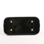 Louis Vuitton Alma BB Vernis Nicolas Squiere Handbag in Yellow x Black M50419