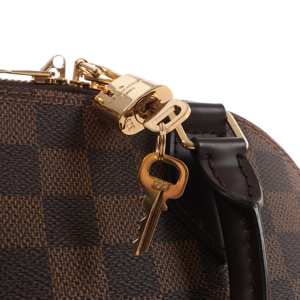 Louis Vuitton Alma BB Damier Ebene 2Way Handbag in Brown