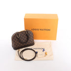 Louis Vuitton Alma BB Damier Ebene 2Way Handbag in Brown