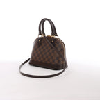 Louis Vuitton Alma BB Damier Ebene 2Way Handbag in Brown