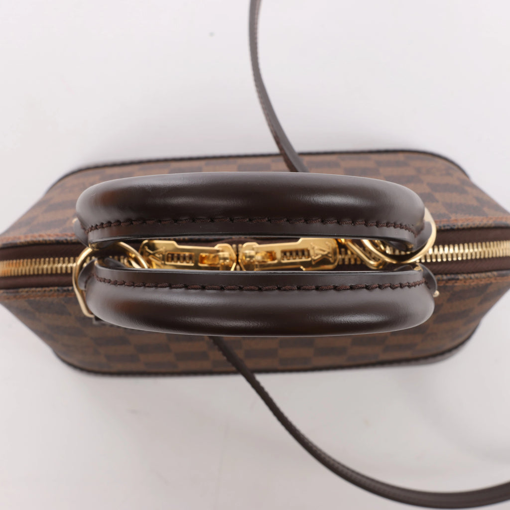Louis Vuitton Alma BB Damier Ebene 2Way Handbag in Brown