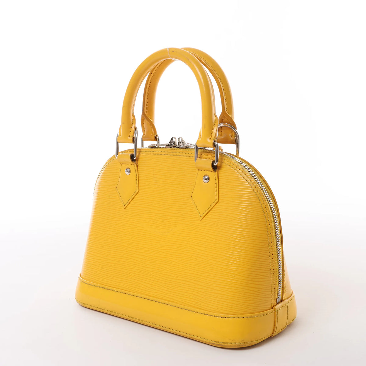 Louis Vuitton Alma BB Epi Leather 2Way Handbag in Yellow M40866