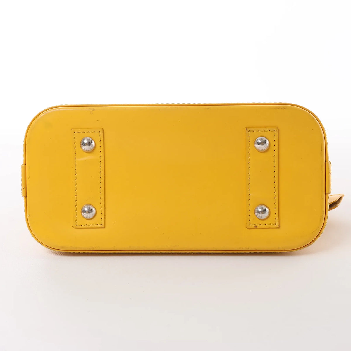 Louis Vuitton Alma BB Epi Leather 2Way Handbag in Yellow M40866