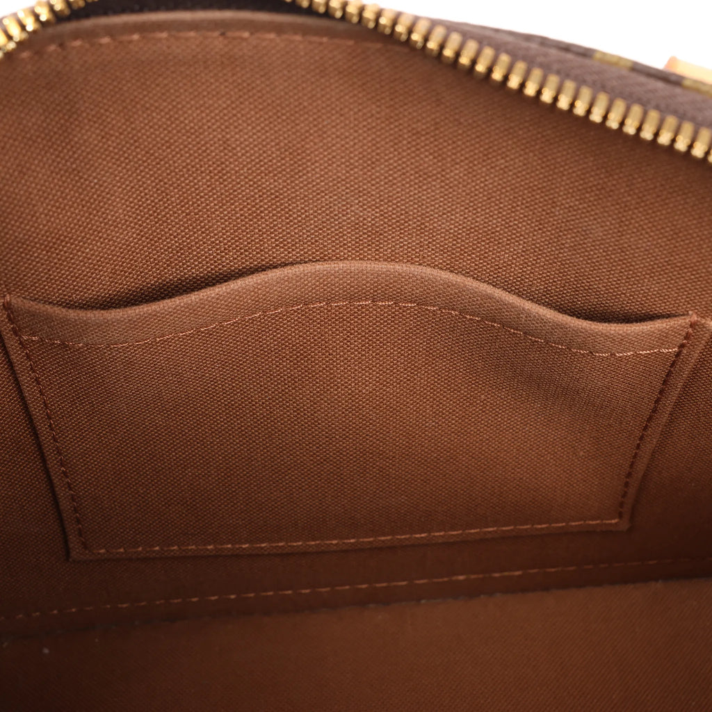 Louis Vuitton Alma BB Monogram Canvas 2Way Handbag in Brown M53152