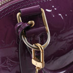Louis Vuitton Alma BB Monogram Vernis Handbag in Purple