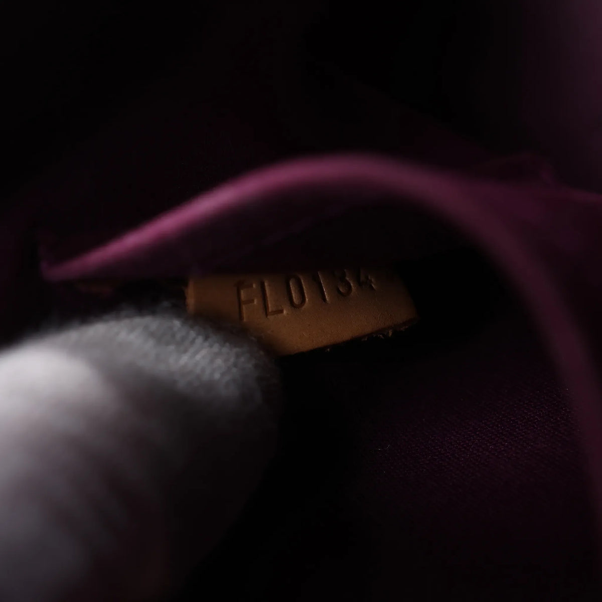 Louis Vuitton Alma BB Monogram Vernis Handbag in Purple