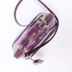 Louis Vuitton Alma BB Monogram Vernis Handbag in Purple