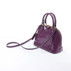 Louis Vuitton Alma BB Monogram Vernis Handbag in Purple