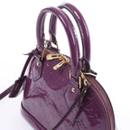 Louis Vuitton Alma BB Monogram Vernis Handbag in Purple