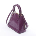 Louis Vuitton Alma BB Monogram Vernis Handbag in Purple