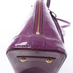 Louis Vuitton Alma BB Monogram Vernis Handbag in Purple