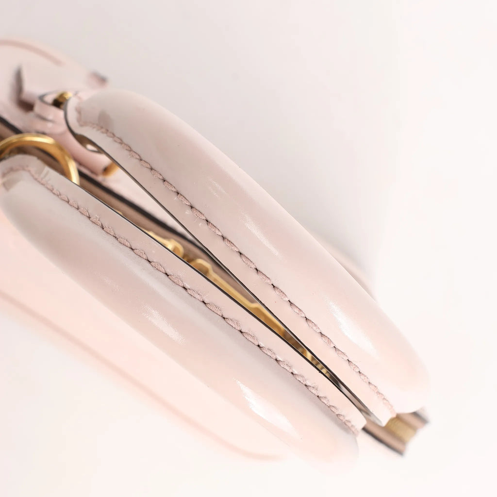 Louis Vuitton Alma BB Monogram Vernis 2Way Handbag in Pink M50415