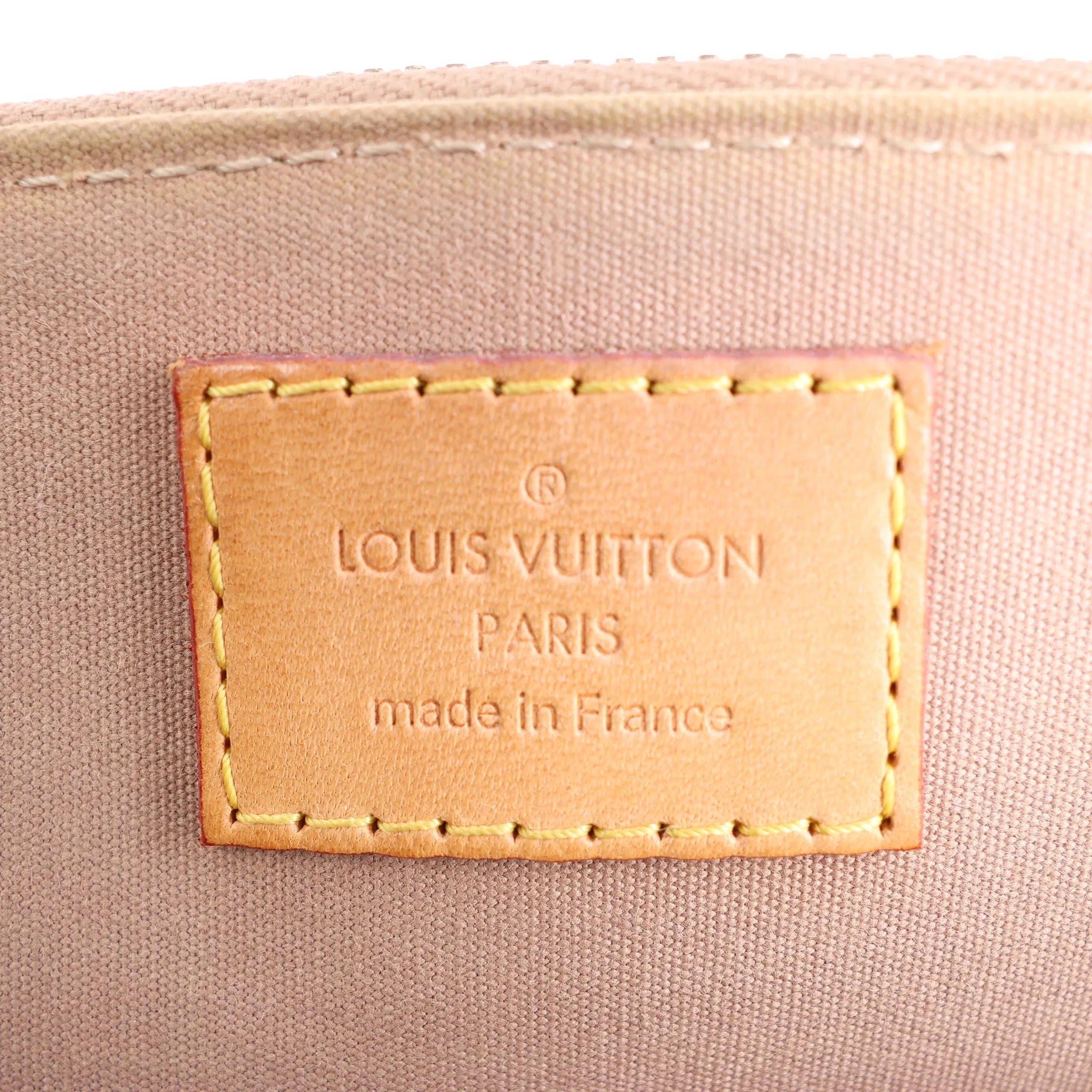 Louis Vuitton Alma BB Monogram Vernis 2Way Handbag in Pink M50415