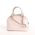 Louis Vuitton Alma BB Monogram Vernis 2Way Handbag in Pink M50415