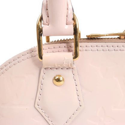 Louis Vuitton Alma BB Monogram Vernis 2-Wege-Handtasche in Rosa M50415