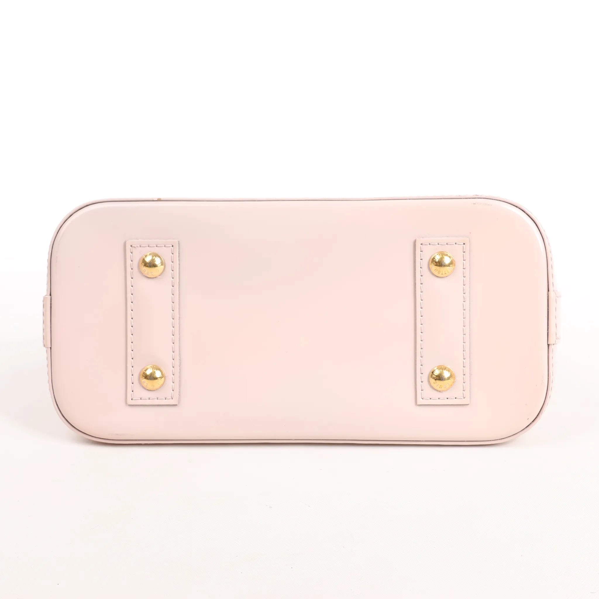 Louis Vuitton Alma BB Monogram Vernis 2Way Handbag in Pink M50415