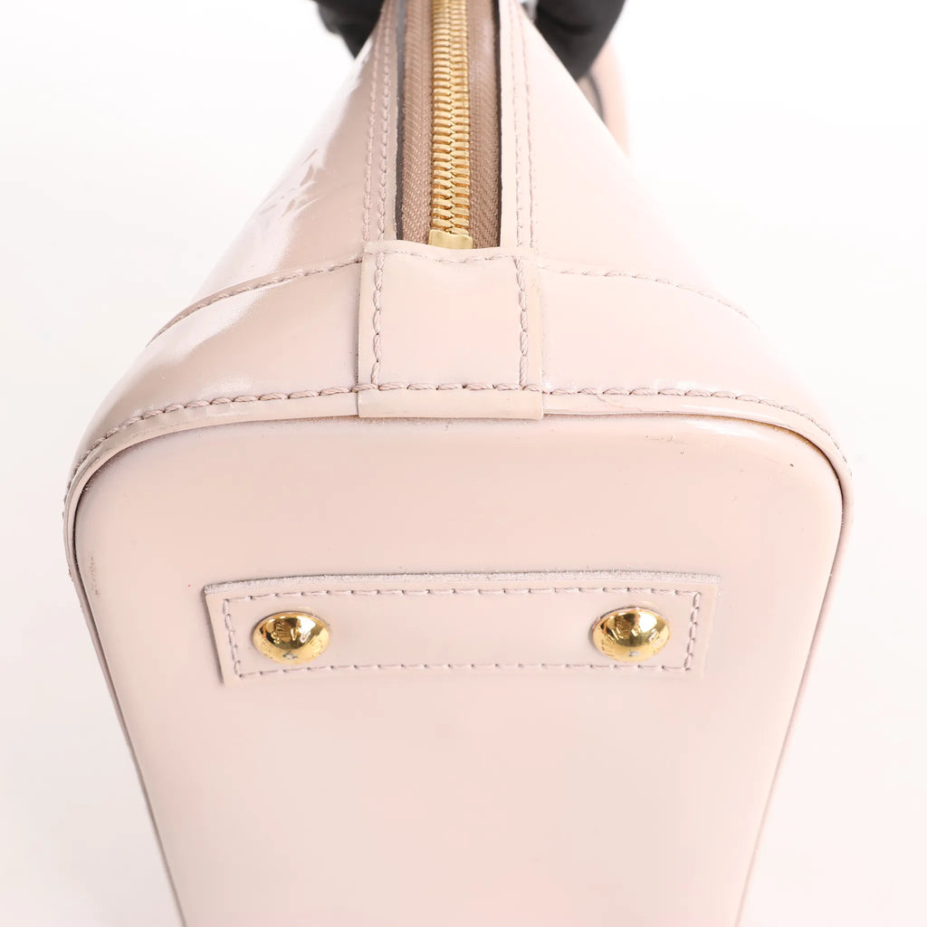 Louis Vuitton Alma BB Monogram Vernis 2Way Handbag in Pink M50415
