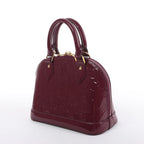 Louis Vuitton Alma BB Monogram Vernis 2Way Handbag in Purple M50565