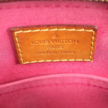 Louis Vuitton Alma BB Monogram Vernis 2Way Handbag in Red M90174