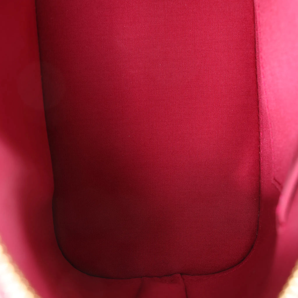 Louis Vuitton Alma BB Monogram Vernis 2Way Handbag in Red M90174