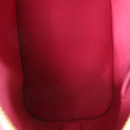 Louis Vuitton Alma BB Monogram Vernis 2Way Handbag in Red M90174