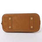 Louis Vuitton Alma BB Monogram Vernis 2Way Handbag in Brown M91585