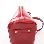 Louis Vuitton Alma BB Monogram Vernis 2Way Handbag in Red M91606