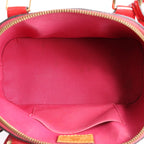 Louis Vuitton Alma BB Monogram Vernis 2Way Handbag in Red M91606
