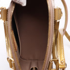 Louis Vuitton Alma BB Monogram Vernis 2Way Handbag in Gold M91677