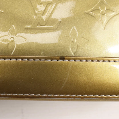 Louis Vuitton Alma BB Monogram Vernis 2Way Handbag in Gold M91677