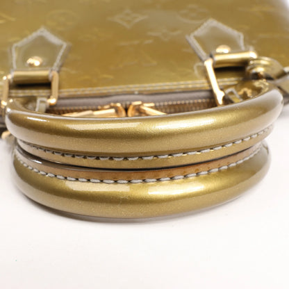 Louis Vuitton Alma BB Monogram Vernis 2Way Handbag in Gold M91677