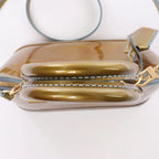 Bolso de mano Louis Vuitton Alma BB Monogram Vernis 2Way en dorado M91677