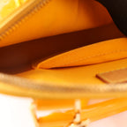 Louis Vuitton Alma BB Monogram Vernis 2Way Handbag in Yellow M91697