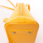 Louis Vuitton Alma BB Monogram Vernis 2Way Handbag in Yellow M91697