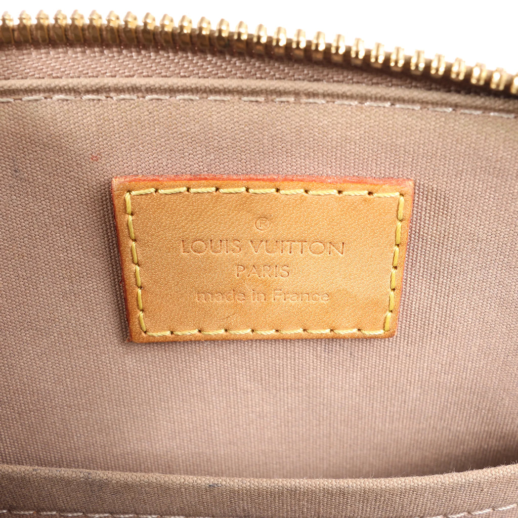 Louis Vuitton Alma BB Monogram Vernis 2Way Handbag in Gold M91752