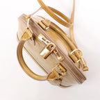 Louis Vuitton Alma BB Monogram Vernis 2Way Handbag in Gold M91752