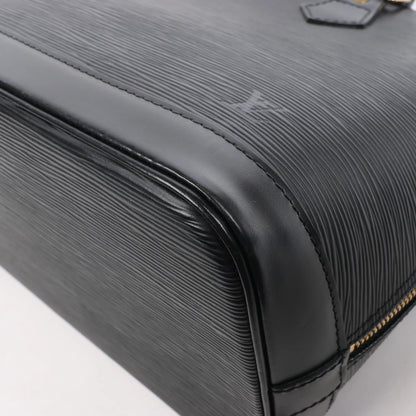 Sac à main Louis Vuitton Alma en cuir Epi noir M40302