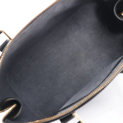 Sac à main Louis Vuitton Alma en cuir Epi noir M40302