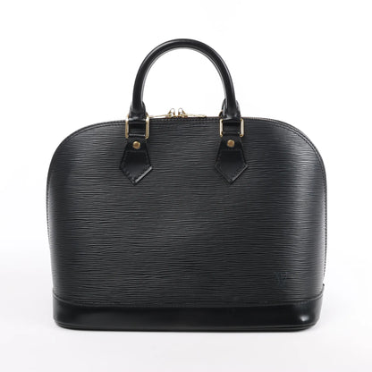 Sac à main Louis Vuitton Alma en cuir Epi noir M40302