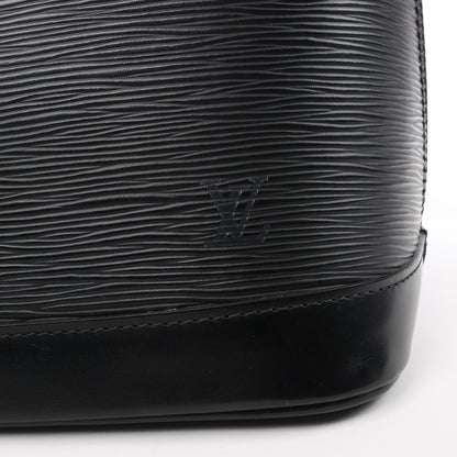 Sac à main Louis Vuitton Alma en cuir Epi noir M40302